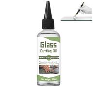 WAN2TLK Huile de coupe de verre 100 ml, convient pour tous les outils de coupe de verre, carreaux et miroirs