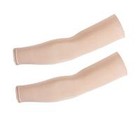 WANAM 1 Paire Bras Manches Cyclisme Manchettes D'été Vélo Course Manches De Basket-ball Volley-ball Protection UV Manchettes, couleur chair, XL