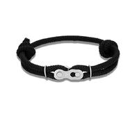 WANAM Bracelet en chaîne de vélo Rock pour hommes, bracelet en corde nautique réglable, bracelet de vélo de montagne avec boucle magique