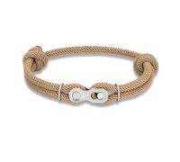 WANAM Bracelet en chaîne de vélo Rock pour hommes Bracelet réglable avec corde nautique Boucle magique pour VTT Accessoire