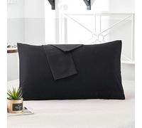 WANAM Lot de 2 taies d'oreiller en coton - Grande taie d'oreiller - 10-50 x 60 cm