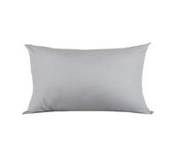 WANAM Taies d'oreiller de couchage maison hôtel literie taie d'oreiller sergé longue housse de coussin -54 gris fumé-60 x 80 cm