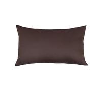 WANAM Taies d'oreiller de couchage maison hôtel literie taie d'oreiller sergé longue housse de coussin -09 chocolate-60x80cm