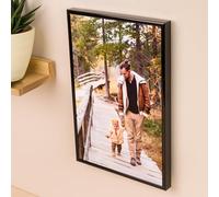 Wanapix | Agrandissement Photo 30x20 avec Cadre en Aluminium Noir | Votre Photo Imprimée sur Carton Plume et Encadrée en Aluminium | Tableau Personnalisé Décoratif pour Mur 30x20 cm