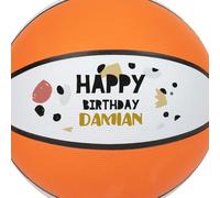 Wanapix | Ballon de Basket Personnalisé Décoratif | Basket Ball Taille 7 | avec Pied de Support | Ballon Basket Enfant et Adultes | Joyeux Anniversaire