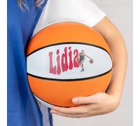 Wanapix | Ballon de Basket Personnalisé Décoratif | Basket Ball Taille 7 | avec Pied de Support | Ballon Basket Enfant et Adultes | 100% Personnalisé