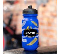 Wanapix | Bidon de Cyclisme Personnalisé | Couleur Bleue | Gourde pour Vélo avec la Photo ou le Nom de Votre Choix | Capacité de 620 ml | Sans BPA | Aventure Vélo + Nom