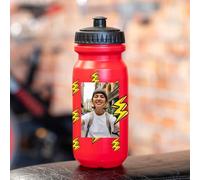 Wanapix | Bidon de Cyclisme Personnalisé Rouge | 620 ml | Sans BPA | Éclairs + Photo et Nom