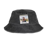 Wanapix | Bob Personnalisé | Couleur Noir | Bob avec Photo et Texte | 100% Coton Respirant | Chapeau de Protection UV pour Le Soleil | Moments