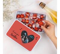Wanapix | Boîte de Chocolats Personnalisée Photo et Texte | 22 Chocolats | Coffret Chocolat | Idee Cadeaux Saint-Valentin | 19,5x13,5x5 cm | Couple