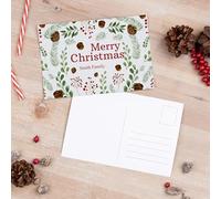 Wanapix | Carte de Noël Personnalisée | Carte Postale avec votre Propre Texte | Carte de Voeux Noël | 15 x 10 cm | Joyeux Noel