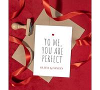 Wanapix | Carte Saint Valentin Personnalisée avec Photo et Noms | Cadeau Original pour St Valentin | Carte Doubles | Cadeaux Anniversarie | 15 x 20 cm - 100% Personnalisé