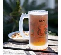 Wanapix | Chope à Bière Personnalisable | Verre Personnalisé avec Foto e Texte | Cadeau Originale | 500 ml | Verre Opaque | 100% Personnalisé