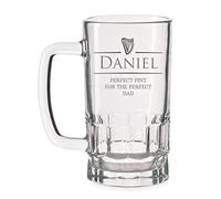 Wanapix | Chope à Bière Personnalisable | Verre Personnalisé avec Nom | Verre Gravé | 500 ml | Black Beer