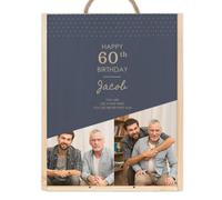 Wanapix | Coffret Vin en Bois Personnalisé | Cadeau Couple | Caisse Bois Vin | Coffret Cadeau Vin | Triple - 29x38 x10,5 cm | Bouteille non incluse | Anniversaire