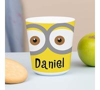 Wanapix | Gobelet en Plastique pour Enfants | Gobelet Personnalisé avec Nom |Verre Plastique Incassable Personnalisé |Collège/Pépinière/Maternelle | Sans BPA | Mug Enfant | 235ml | Bob