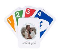 Wanapix | Jeu de Cartes Numero uno personnalisé | Cartes Personnalisé | 108 Cartes | Original Jeu De Cartes Familial pour Enfants Et Adultes | Motif Floral