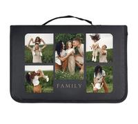 Wanapix | Kit Barbecue Personnalisé | Fête de Pères | Ustensiles BBQ | Malette Contient 6 Accessoires Barbecue | Cadeau Homme Anniversaire | Family