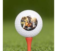 Wanapix | Lot de 3 Balles de Golf Personalisée | Choisissez des Boules Gravées ou Imprimées | Cadeaux Fête des Pères/Anniversaire/Golfeur | Imprimée 100%
