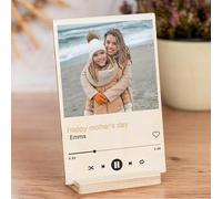 Wanapix | Maman Carte en Bois Personnalisé | Cadeau Fete des Meres | Anniversaire Maman | Cadeau Original | 15x10cm | Song