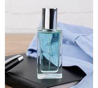 Wanapix | Parfum Personnalisé | Fragrance Masculine | Verre Gravure avec Texte | 100 ml | Cadeau Original/Fête des pères/Saint-Valentin | Compas