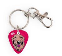 Wanapix | Porte-clés avec Médiator de Guitare Personnalisé | Cadeau Original pour les Guitaristes | Idée Cadeau Saint Valentin/Anniversaire | 100% Personnalisé