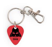 Wanapix | Porte-clés avec Médiator de Guitare Personnalisé | Cadeau Original pour les Guitaristes | Idée Cadeau Saint Valentin/Anniversaire | Darth