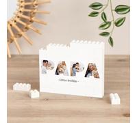 Wanapix | Puzzle Personnalisé en Blocs | Compatible avec des Pièces de Construction | Cadeau Fête des Pères | Cadeau Original pour Hommes | 49 Pièces | 13x11cm | Édition limitée
