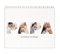 Wanapix | Puzzle Personnalisé en Blocs XL | Compatible avec des Pièces de Construction | Cadeau Fête des Pères | Cadeau Original pour Hommes | 28 Pièces XL | 19x15cm | Édition limitée