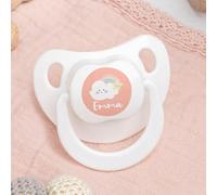 Wanapix | Sucettes bébé personnalisées | Tétines en silicone pour nouveau-nés | 0-6 mois | Sucettes anatomiques sans BPA ni phtalates | Nuage