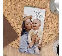 Wanapix | Tablette de Chocolat Personnalisée | Tablette Personnalisée Cadeau original | 80gr | Chocolat au Lait | Je T'Aime Maman
