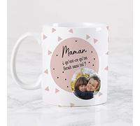 Wanapix | Tasse Personnalisée Fete des Meres | Tasse Mamie | Fete des Mamies | Cadeaux maman | Mug Maman | Maman, qu'est-ce qu'on ferait sans toi?