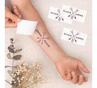 Wanapix | Tatouage Éphémère Personnalisé | Tatouage Temporaire pour Enfants et Adultes| Tatoo Facial | Mariage/Anniversaire/Fête/Enterrement de Vie | 10x5 cm