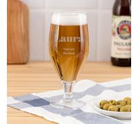 Wanapix | Verre à Bière Personnalisable | 32 cl. | Verres à Bière Gravés avec nom, date, motifs | Verres écologiques sans plomb | Cadeau original pour les brasseurs | 100% Personnalisé