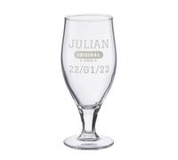 Wanapix | Verre à Bière Personnalisable | 50 cl. | Verre à Bière Gravé avec Nom et Année | Verres écologiques sans plomb | Cadeau original pour les brasseurs | Original since
