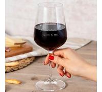 Wanapix | Verre à Vin Maman Personnalisé | Cadeau Fête des Mères | Idee Cadeaux Anniversaire Femme | Gravure | 45cl | Bonne Maman