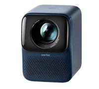 WANBO New T2 Max Projector 1080p Full HD Android 9.0 Mini WiFi Auto Focus 450Ansi Projecteur Portable HiFi Son à la Maison en Plein air (Bleu)