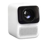 WANBO Nouveau T2 Max Projecteur 1080p Full HD Android 9.0 Mini WiFi Auto Focus 450Ansi Projecteur Portable HiFi Son à la Maison en Plein air (Blanc)