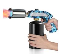 WANBRO Tête de torche au propane réglable avec verrouillage de sécurité, puissant lanceur de flamme multi-usage pour crème brûlée, griller, saisir des steaks, souder, brûler des mauvaises herbes et