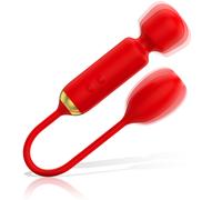 Wand Double Plaisir Toscana Œuf Vibrant Silicone Étanche USB Rechargeable