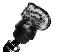 Wand Essentials Black Vibra Cup Male Masturbation Wand Attachment