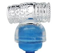 Wand Essentials Hummingbird Vibrating Wand Tip Attachment Clear