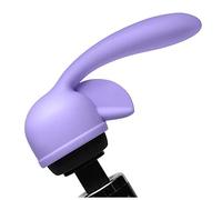 Wand Essentials Lay On Vibrateur Double Stimulation du Matériau Agréablement Souple avec Stimulateur à Battements