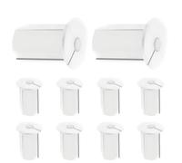 Wand Kabelführungsset - 10er Set Kabeldurchführungsbuchsen, Kabeltüllen Für Router Und Ethernet Adapter | Einfache Montage, Schutz Für Kabel Unds Wand