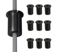 Wand Kabelführungsset - 10er Set Kabeldurchführungsbuchsen, Kabeltüllen Für Router Und Ethernet Adapter | Einfache Montage, Schutz Für Kabel Unds Wand