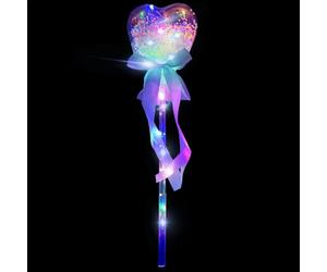 Wand Kids - Accessoires De Scène De De Lanterne LED | Jouet Lumineux pour Jeu D'été en Plein Air | Jouet Lumineux À Lumineuse LED | De Princesse Portative, Bâton De Fée,