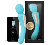 Wand vibrant connecté 2-en-1 Switch Lelo - Bleu