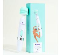 Wand vibromasseur puissant super- Byblis Love&Care - résistant aux éclaboussures, rechargeable USB, 12 modes de vibration, 33 cm - Blanc