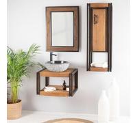 Wanda collection - Meuble de Salle de Bain Suspendu Elégance 60 cm