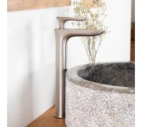 Wanda collection - Robinet pour vasque de salle de bain Ems nickel brossé